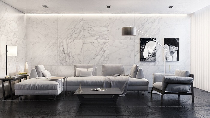 Những mẫu đá marble ốp tường đẹp nhất