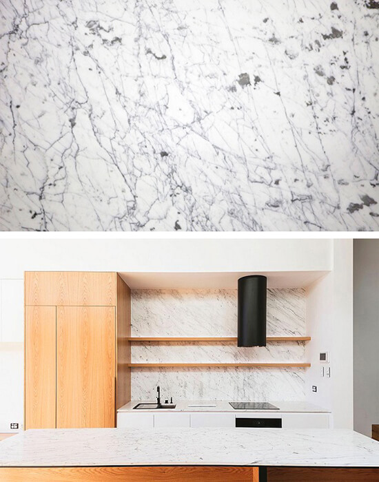 5 loại đá marble trắng đẹp miễn chê cho phòng bếp 3