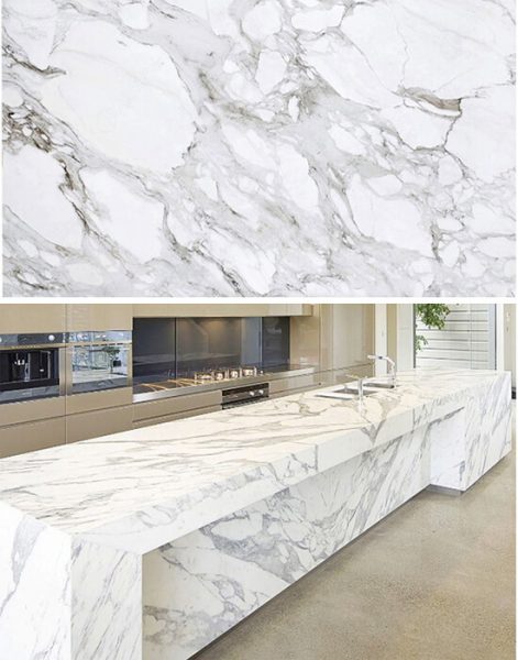 5 loại đá marble trắng đẹp miễn chê cho phòng bếp 1