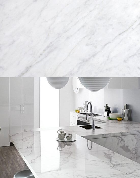 5 loại đá marble trắng đẹp miễn chê cho phòng bếp 2