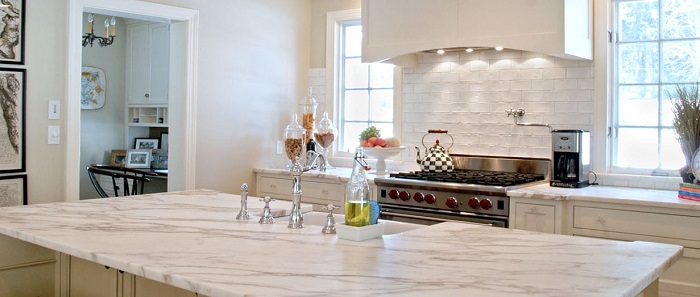Đá marble ốp bếp - lựa chọn tinh tế cho không gian nhà ở